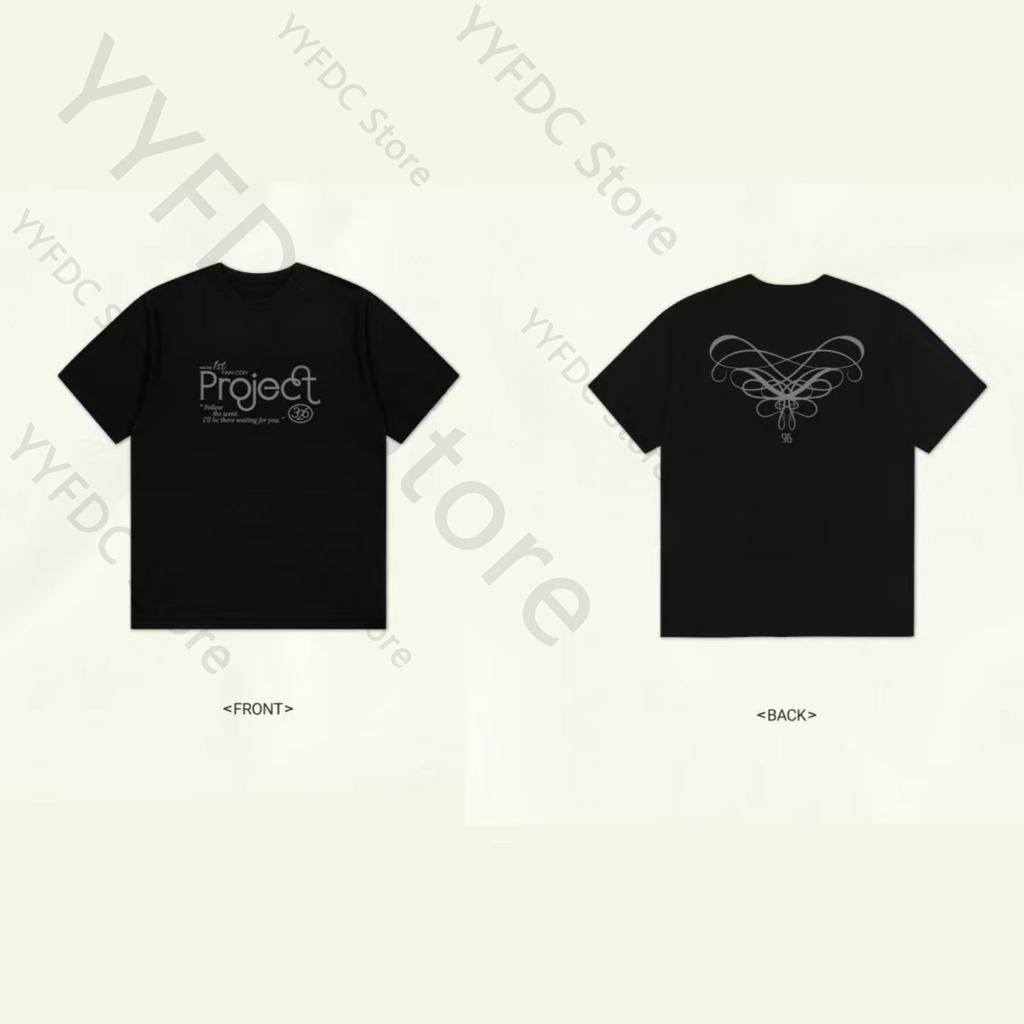 RESCENE 2025 PROJECT 326 T Shirt Kpop Fashion Same Letter Print Tshirt Women Unisex Summer High Quality Cotton Short Sleeve Tee