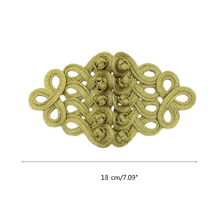 Cheongsam Frog Buttons Closure Sewing Buttons Fasteners Waistband Waist Belt