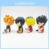Cute Haikyuu Shoulder To Shoulder Sleep Edition Pvc Figure Set Blind Box Toy