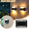 LED Solar Wall Lamp Outdoor Waterproof Light Control Sensor Lamp for Garden Courtyard Terrace Porch Staircase Fence