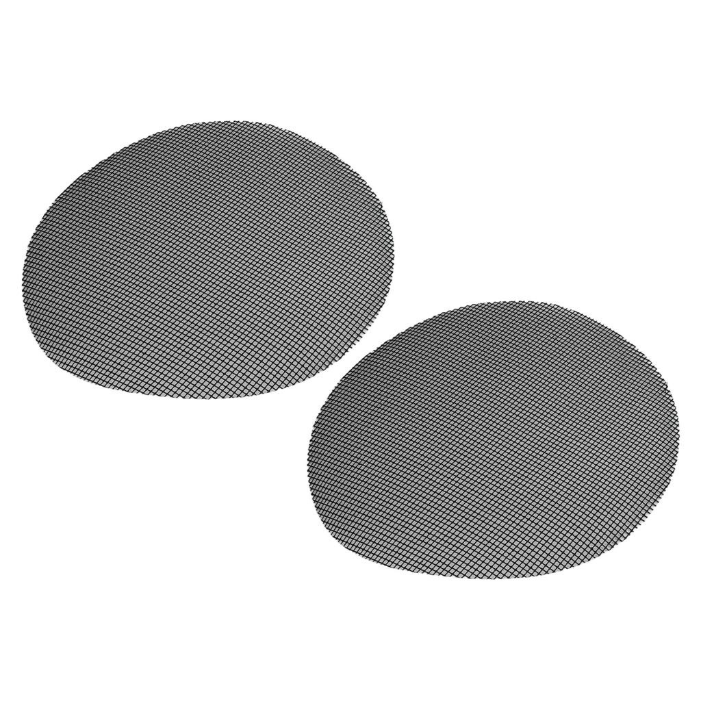 Round Grill Mesh Mat for BBQ 16 Inch Fiberglass Grilling Accessory 2 Pieces