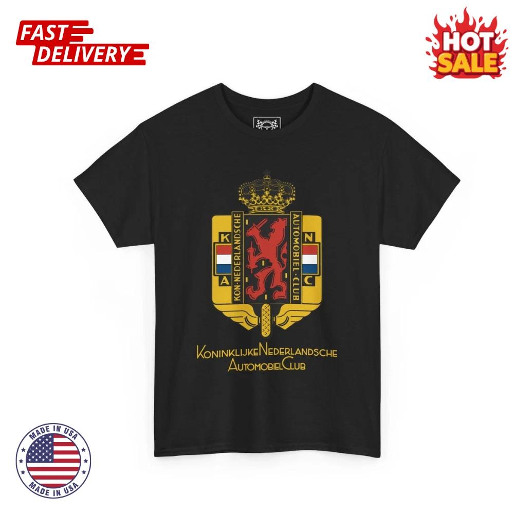 Dutch Automobile Club Inspired T shirt Netherlands Racing Cars Tee Race Fan Gift 4XL