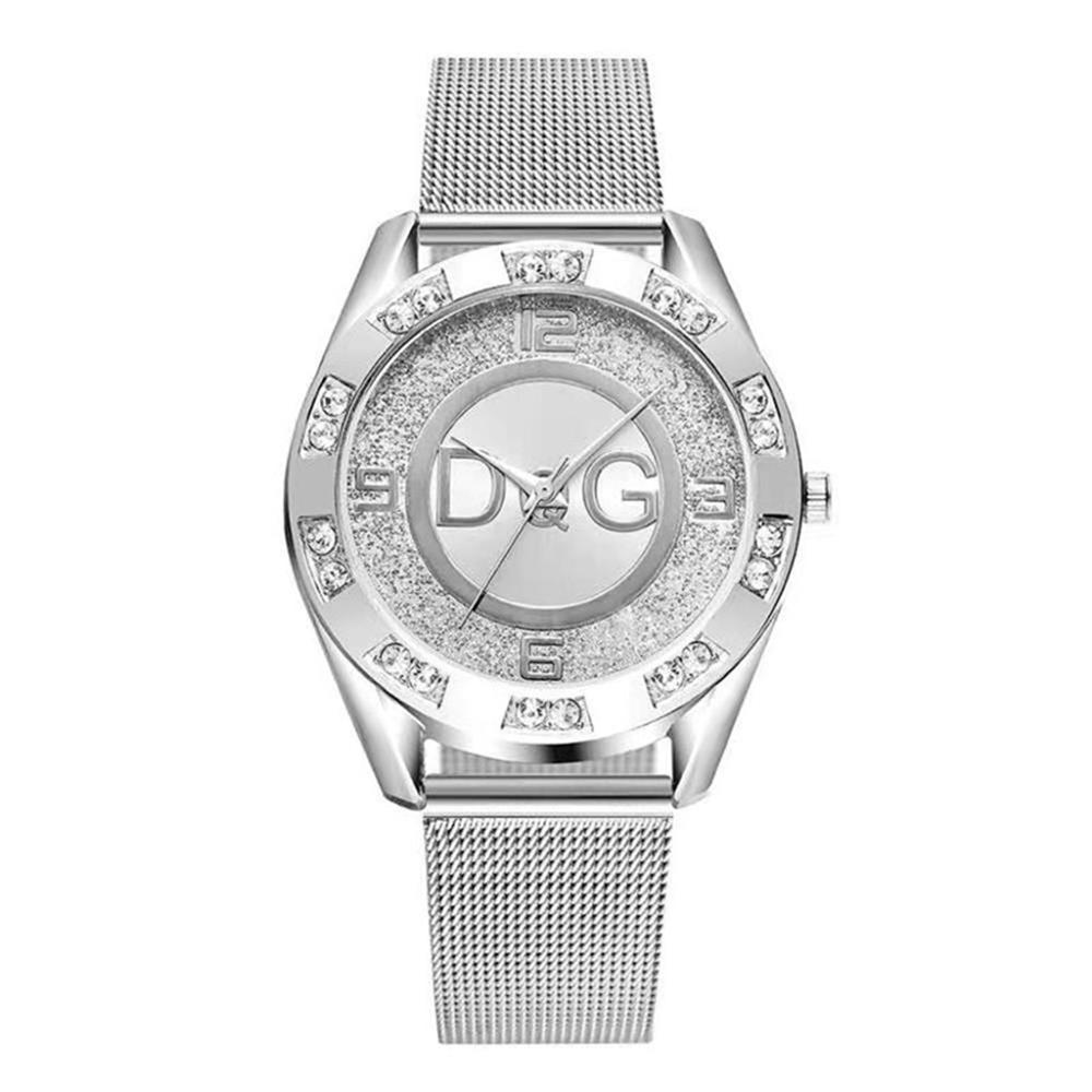 Luxury  Women's Watches With Diamonds Simple Digital Design Ladies' Quartz Watch Casual Gold Mesh Belt Women Clock Strap