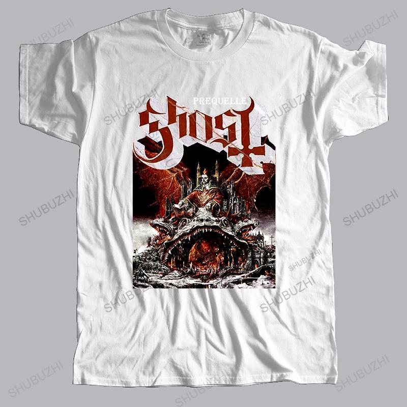 

Mens luxury T shirts men tee shirts Ghost Bc T Shirt Prequelle Heavy Metal men tops summer fashion t-shirt euro size boys gifts S