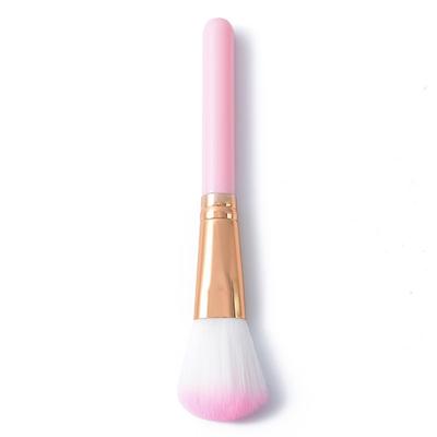 Rougepinsel, fester Make-up-Puderpinsel, Faserhaar, Kunststoffgriff, Make-up-Pinsel, Anfänger-Make-up-Werkzeug