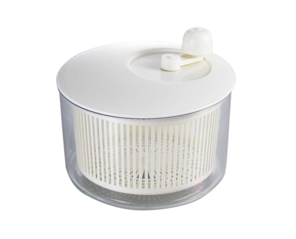 Yoshikawa Vegetable Drainer Salad Spinner Balibari Salad 196 x Height Made in Japan Gift Wrapping Specification SP1194 (Diameter 170mm)