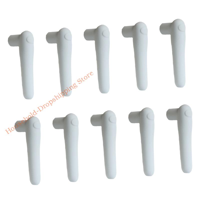 10 Elastomer Handle Canopies Against Fixed Not Slip Protectors For Office Homehealthcare Use 85AD