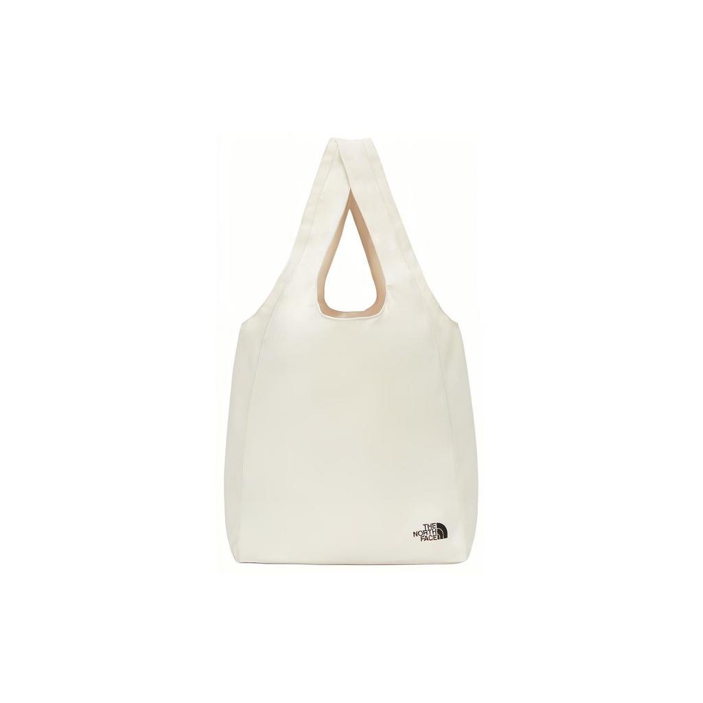 The North Face Logo Tote Bag Shopping Bag Shoulder Bag Outdoor Bag Women tote Cream NN2PP80B