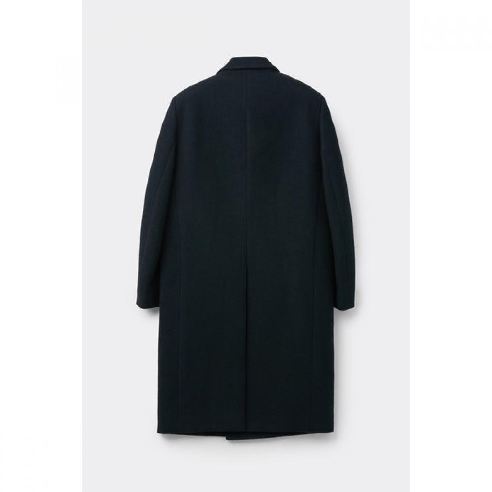 Customellow Half Double Breasted Coat Navy Cwcaw25711nyd