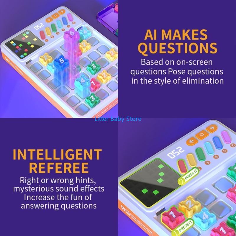 N80C Kids Logical Development Electronic Sudoku Device 3500 Challenges Compact Travel Toy