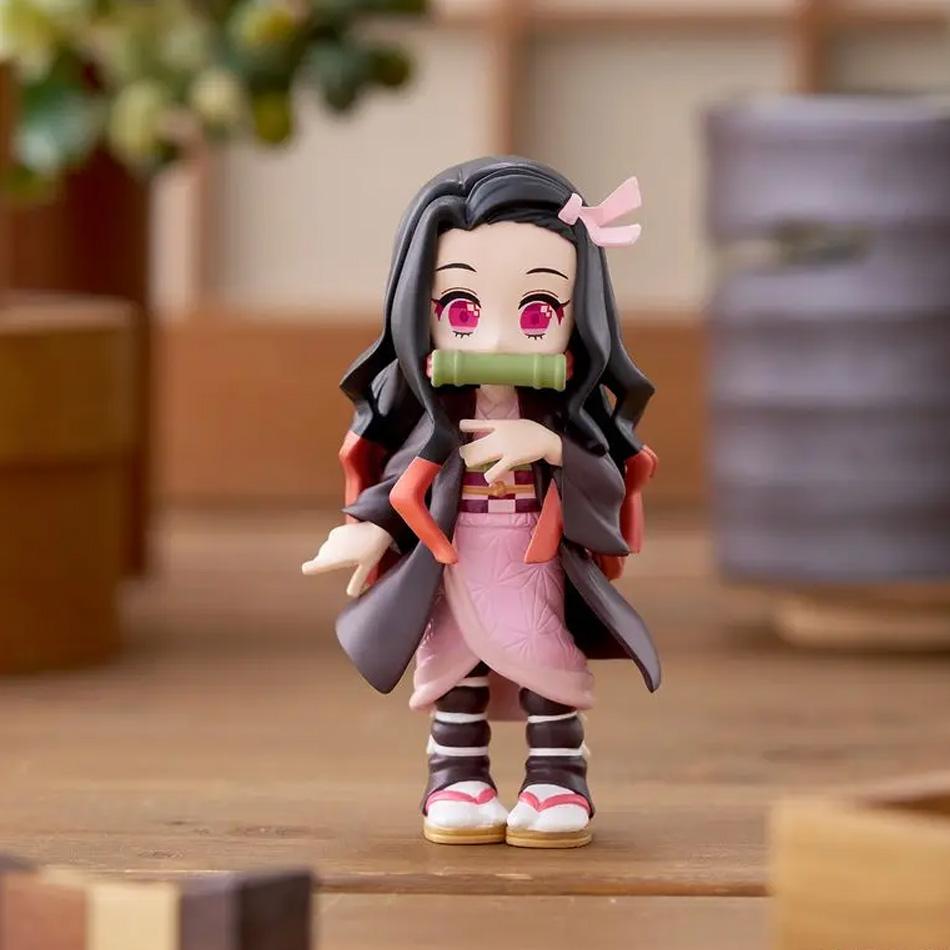 Demon Slayer Anime Figure angel Blind Box Kamado Nezuko Kochou Shinobu Figure Kimetsu No Yaiba Tsuyuri Kanawo Model Doll Toys