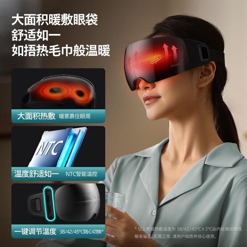 Philips Foldable Eye Massager with Heat PPM3104E