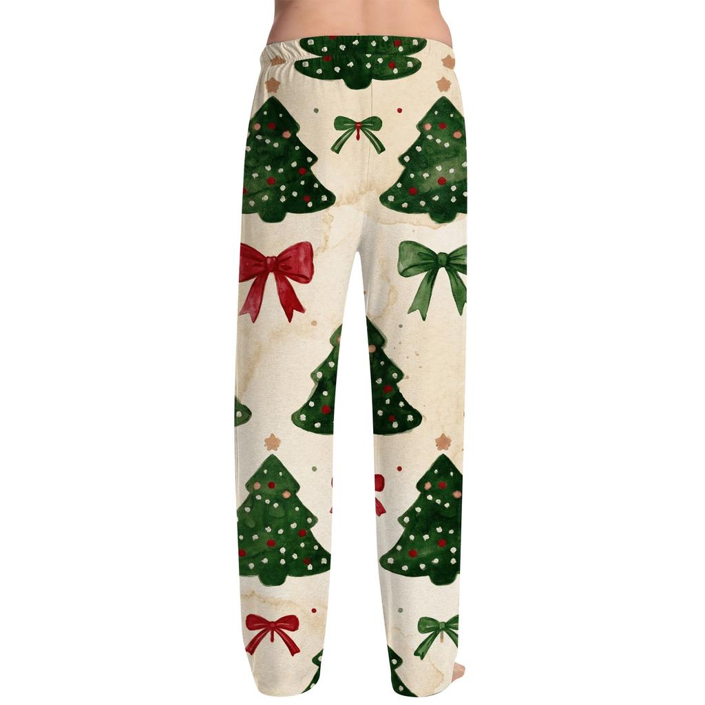Men's Christmas Print Pajama Pants for Casual Lounging and Sleep