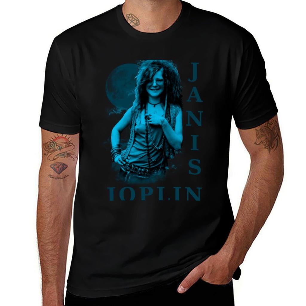Janis Joplin TShirt Utility Work Short Sleeve Top