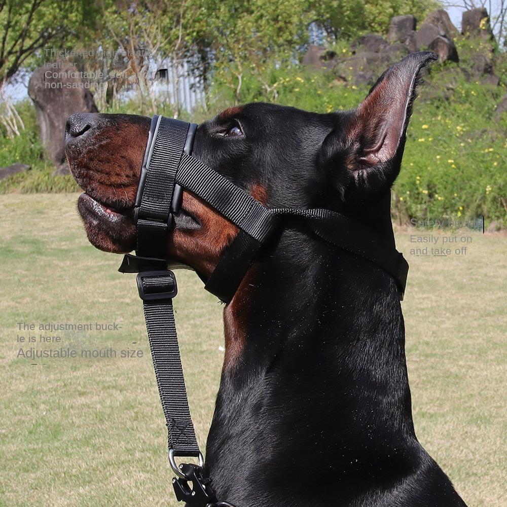 Quick-release Dog Leash Anti-biting Dog Mouth Cover Dog Muzzle Feeding Water Supplies