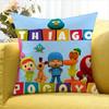Cartoon P-Pocoyo Verschiedene Größen Quadratische Kissenhülle Für Auto Haus Schlafzimmer Dekor