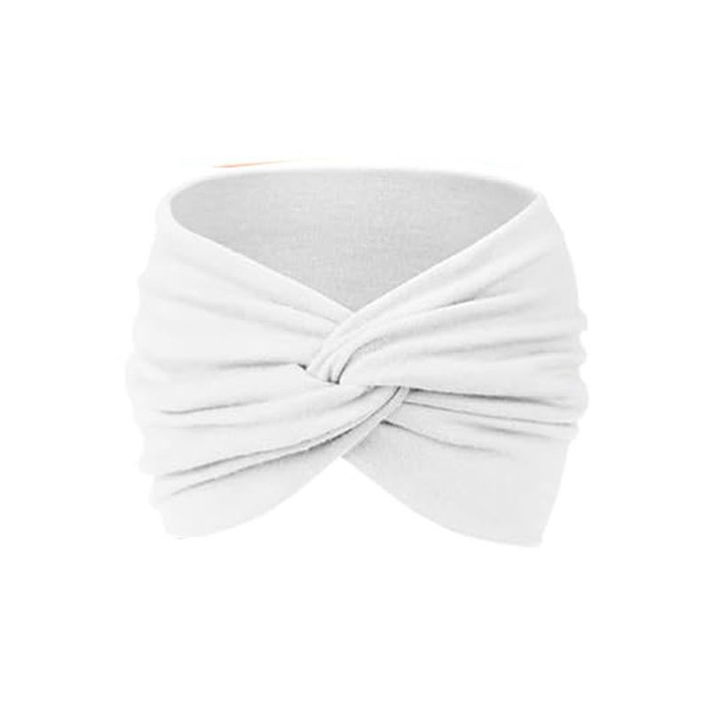 Bohemian Wide Yoga Sports Headbands for Women, Elastic Workout Hairbands & Fitness Hair Accessories