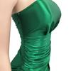 One-Shoulder Slit Midi Dress - Women's Fashion Solid Color, Europe & America Style