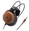 Maesoro Headphones with Wood Audio Audio-technica Closed-Back Housing, High-Resolution Compatible, ATH-W1000Z