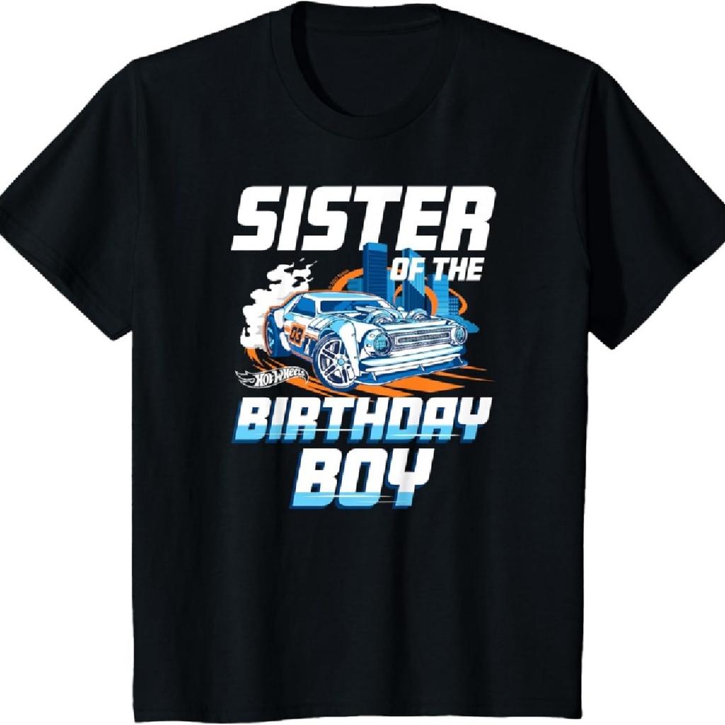 Kids Hot Wheels - Birthday Child's Sister T-Shirt