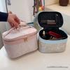 Hot Chinese Style Embroidered Makeup Bag for Women, New Ins Large Capacity Wash Bag Cosmetic Storage Pouch Handheld Makeup Bag