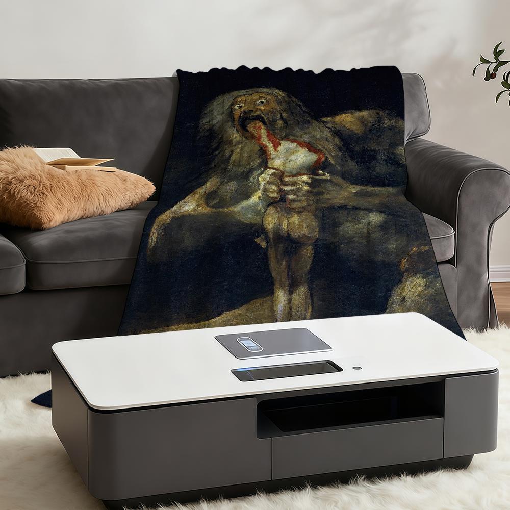 Spain Francisco Goya Art Blanket Throw Super Cosy Plush Living Room Sofa Couch Childish Birthday Gifts