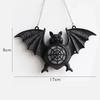 Halloween Luminous Bat Lamp New Colorful Gradient Plastic Bat Pendant Hanging Decoration Ghost Festival Decoration Prop BatDecor