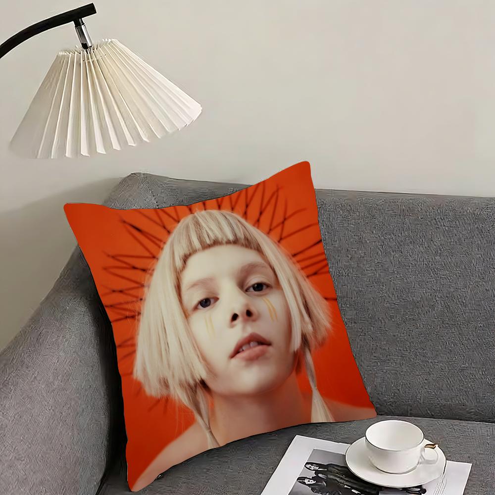 

AAURORA Singer Cushion Cover Pillowcase Ultra Soft Skin Friendly Fabric Cloud Like Comfort Concealed Zipper 30x30cm