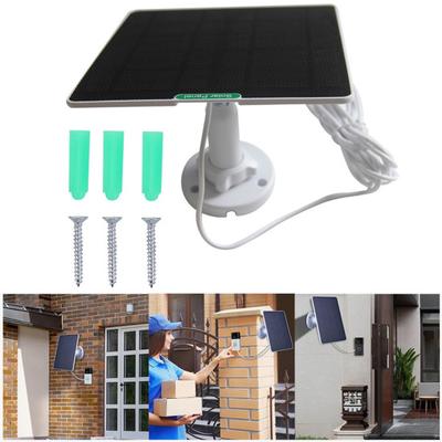 Ochrana proti zkratu solárního panelu Vodotěsný IP67 Snadná instalace Výstup 5V/1000mA Solární panel pro Arlo Pro5S/Ultra/Pro 3/Ultra2
