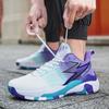 Sports and leisure shoes men's shoes 46 47 48 large size basketball shoes men's shoes fly-woven breathable lightweight running shoes men
