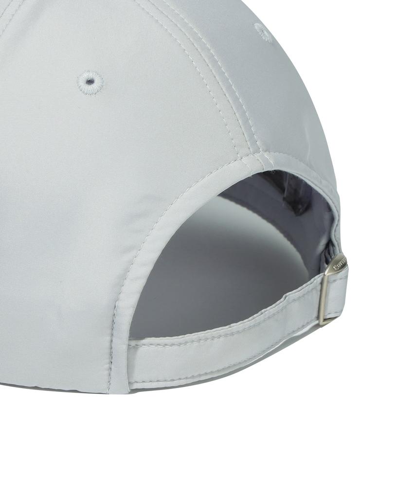 COVERNAT WOMAN Clover Heart Satin Embroidered Ball Cap Gray