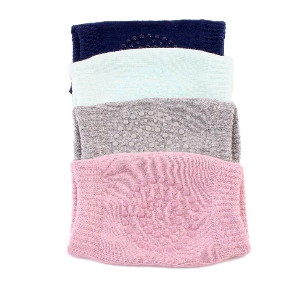2 Pairs Soft Elastic Youngsters & Youngsters Knee and Elbow Support Pads - Anti-Slip, Breathable Knit Design for Youngsters Learning To Walk