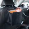 Zipper Compartment Car Storage Bag Durable Hanging Bag New Car Trash Can
