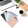 Standard Size Clipboard with Retactable Hanging Hook 12x8.6Inch Conference Writing Board for Office School Supplies