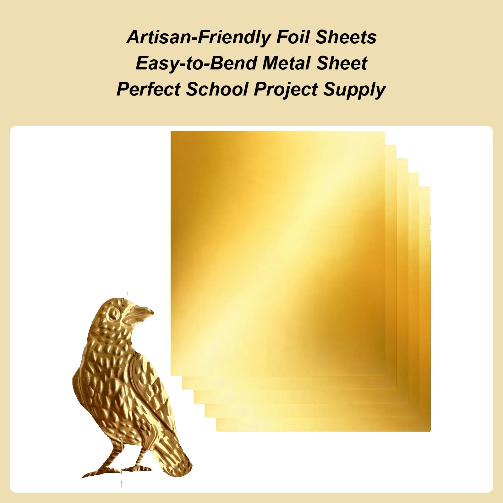 

Embossing Foil Sheets 5-Piece Double-Sided Craft Supplies Foil Embossing Tin Sheets For Crafting For Painting Engraving Mounting China Mainland