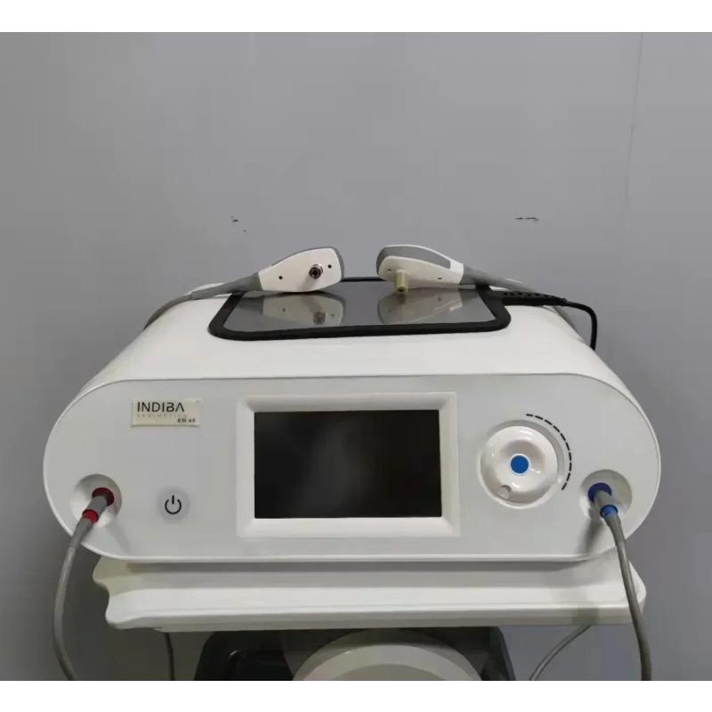 Portable 448KHZ RF Tecar Therapy Machine - RET & CET Diathermy, Body Slimming, Pain Relief, Skin Tightening, INDIBA Deep Care