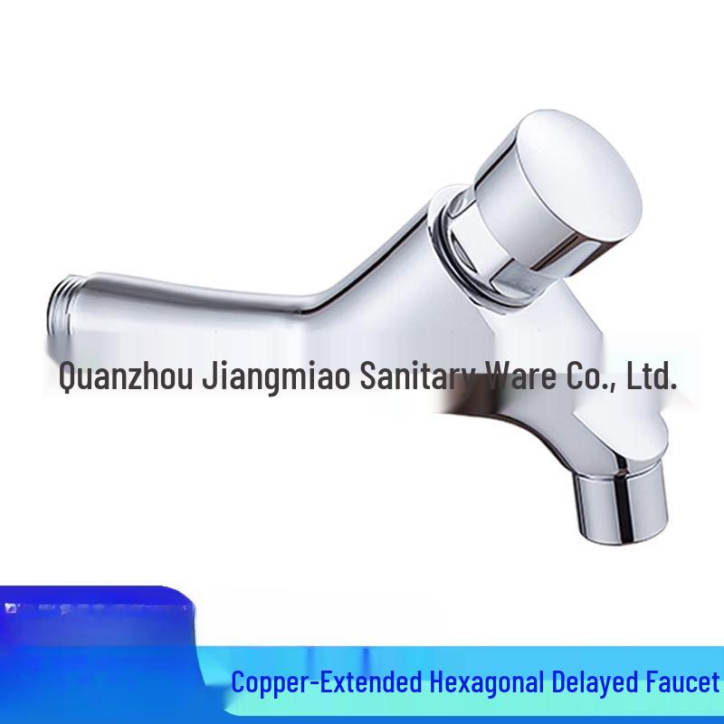 Push Button Delay Basin Faucet