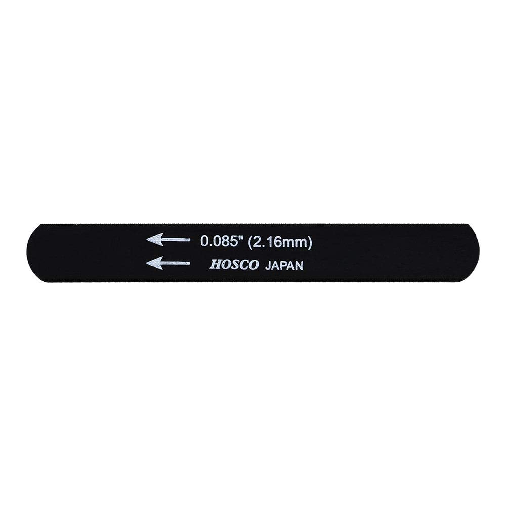 HOSCO Luthiers Tools Black Nut File 95mm Length Black Oxide Treatment 0.085 Inch