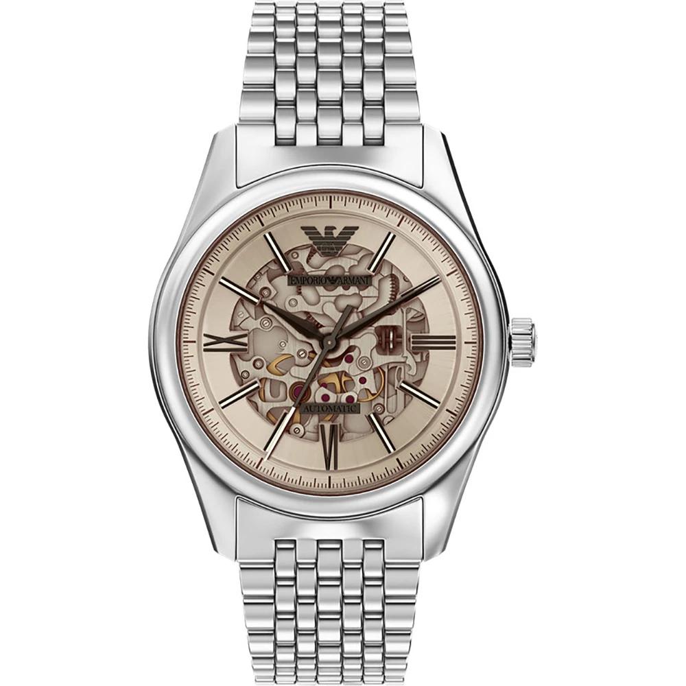 Emporio Armani Antonio Silver Stainless Steel Men s Automatic Watch AR60095 серебряный