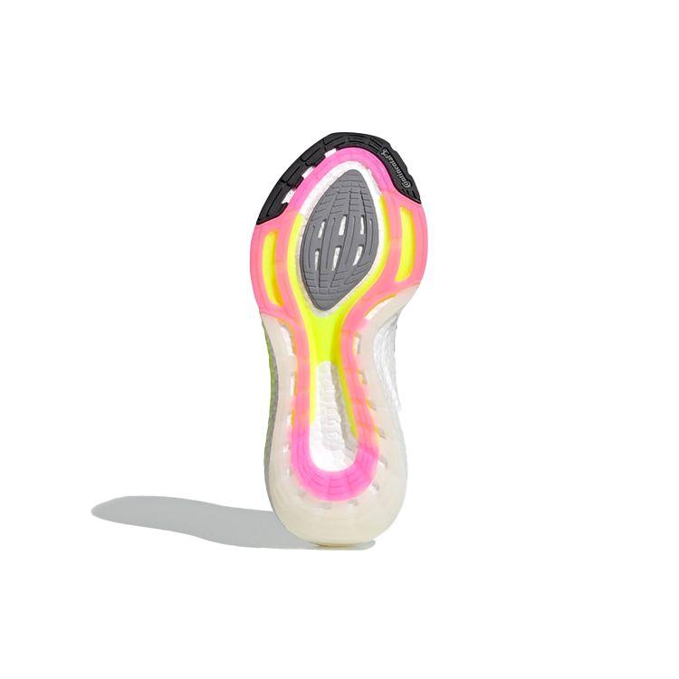 Adidas UltraBoost 21 White Solar Yellow Women Sneakers Cloud-White Core-Black FY0401