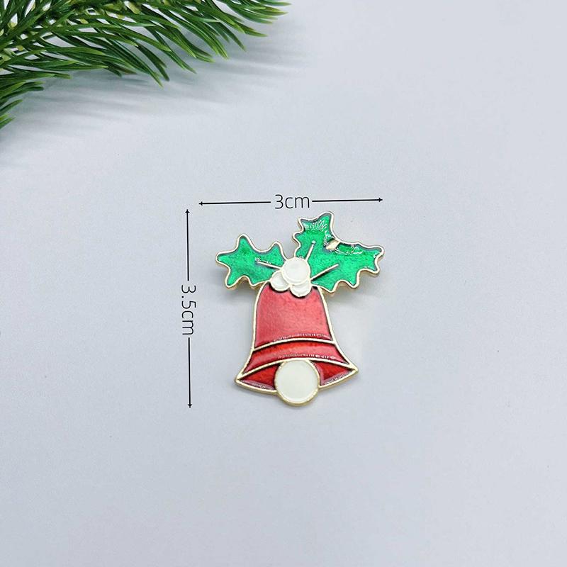 

Роскошная Изысканная Рождественская Брошь-Булавка Для Женщин Унисекс Венок Колокольчик Универсальная Брошь Вечеринка Аксессуары для Рюкзака Подарок