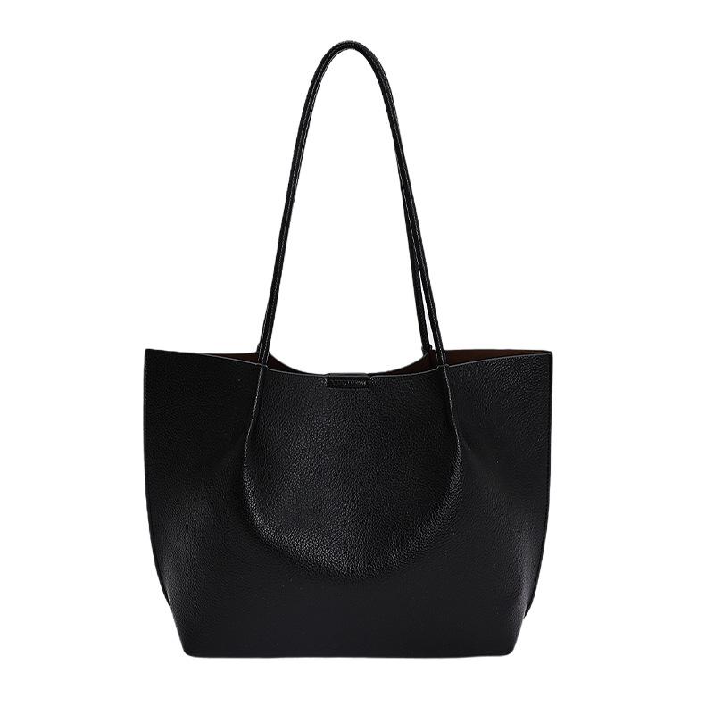 

Large-capacity commuter tote bag, high-value simple large bag for women 2025 new women s bag, shoulder bag for college students in class