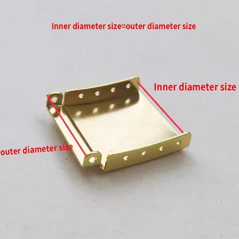 1Pc Steel Watch Strap Bracelet Extender Clasp Extension With Step Gold/ Silver Color 12-24Mm Repair Accessory For Watch Repair