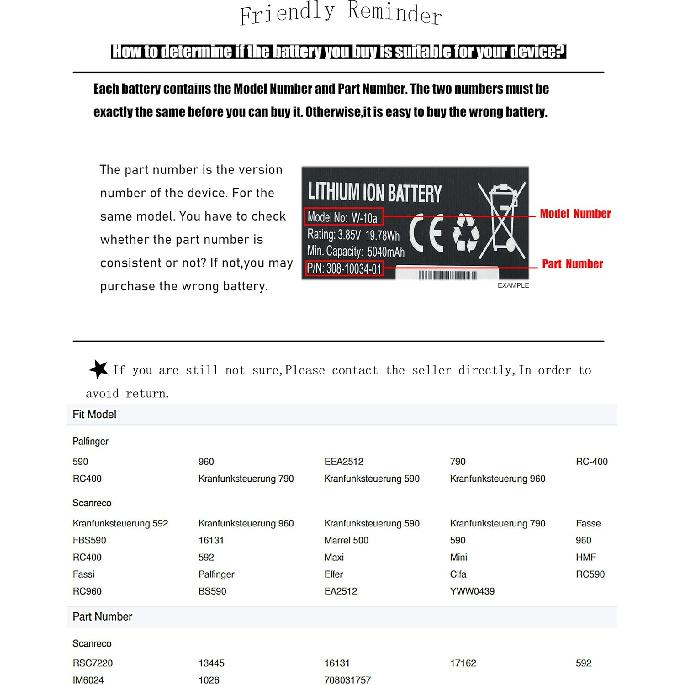 Battery Replacement for Scanreco 592 590 960 FBS590 RC590 BS590 Fassi Effer Cifa 16131 1026 13445 17162 Kranfunksteuerung 960 Battery 2000mAh 7.2V
