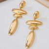Temperament Simple Long Geometric Water Drop-Shaped Alloy Earrings Personalized Creative Fashion Simple Versatile Earrings