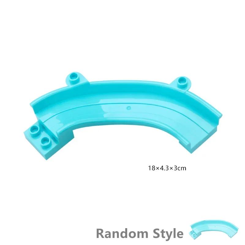 Große Bausteine Verrückte Murmelbahn Rutsche Pipeline Kugel Kompatible Große Steine Labyrinthspiel Kinder Kinder Montessori Spielzeug