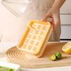 Silicone Ice Cubes Mold Large Capacity Reusablely Freezer Tray With Lid 15 Easy Removal Dishwasher Safe