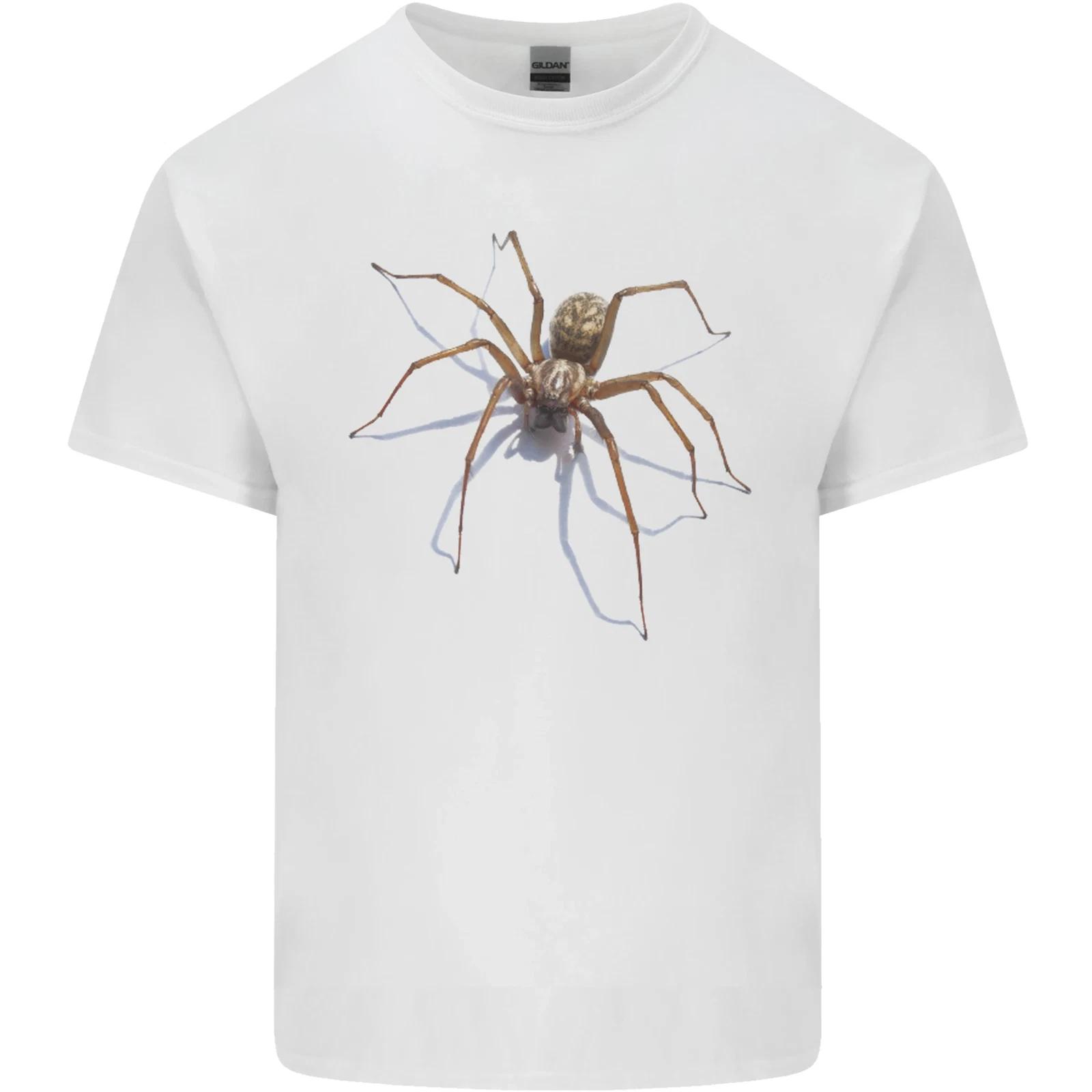 Gruesome Spider Halloween 3D Effect Kids T-Shirt Childrens S