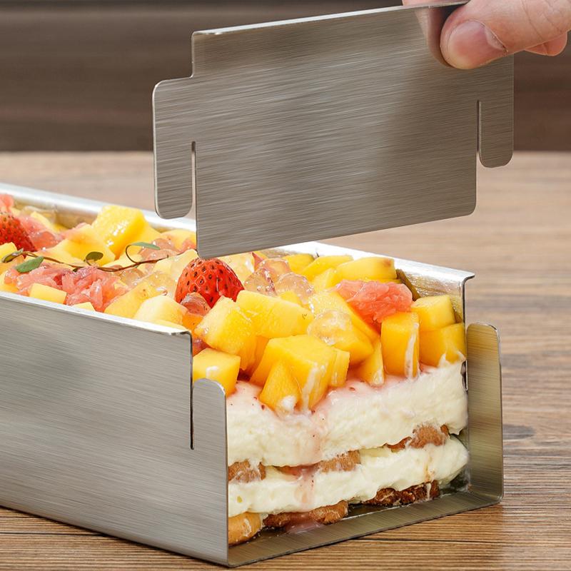 Tiramisu Forma na muffiny Nerezová forma na cheesecake Pečicí forma Obdélníková forma na dort pro narozeninový dort Dort Chléb Šifon Tiramisu