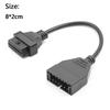 Plastic OBD to OBD2 Adapter Black Car Diagnostic Tool New 16Pin Connector  Car Repair